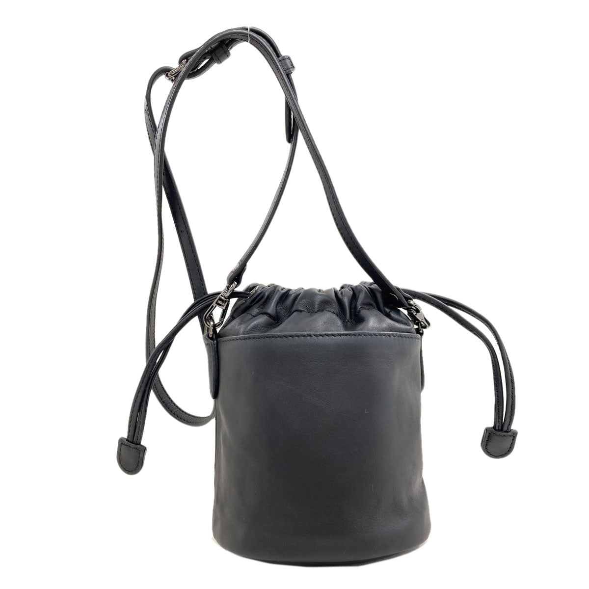 Longchamp logo Shoulder Bag Leather Ladies [Used]