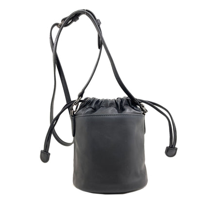 Longchamp logo Shoulder Bag Leather Ladies [Used]