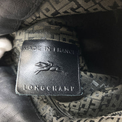 Longchamp logo Shoulder Bag Leather Ladies [Used]