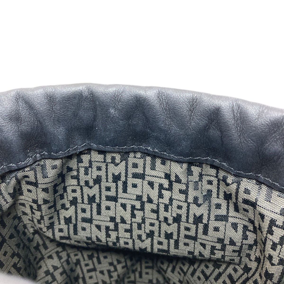 Longchamp logo Shoulder Bag Leather Ladies [Used]