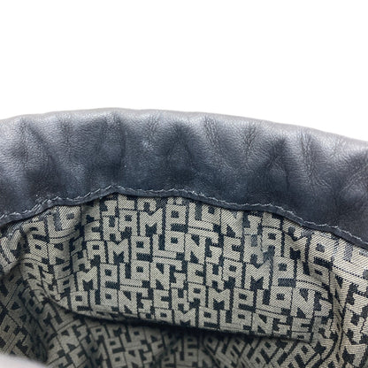 Longchamp logo Shoulder Bag Leather Ladies [Used]