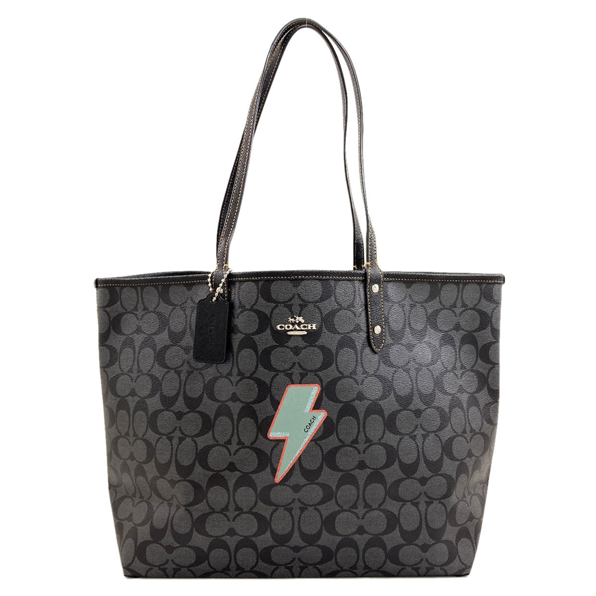 COACH signature reversible tote Tote Bag PVC Ladies [Used]