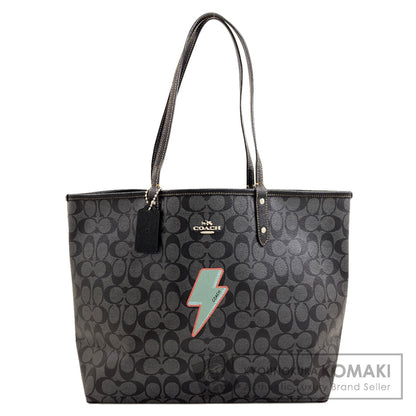 COACH signature reversible tote Tote Bag PVC Ladies [Used]
