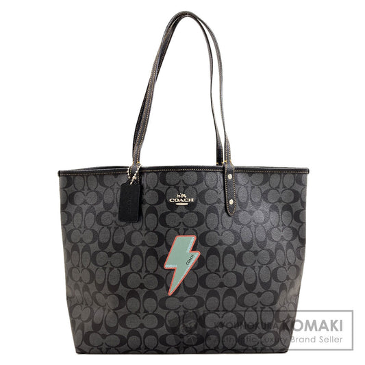 COACH signature reversible tote Tote Bag PVC Ladies [Used]
