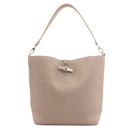 Longchamp One Belt Le Roseau Shoulder Bag Calf Ladies [Used]
