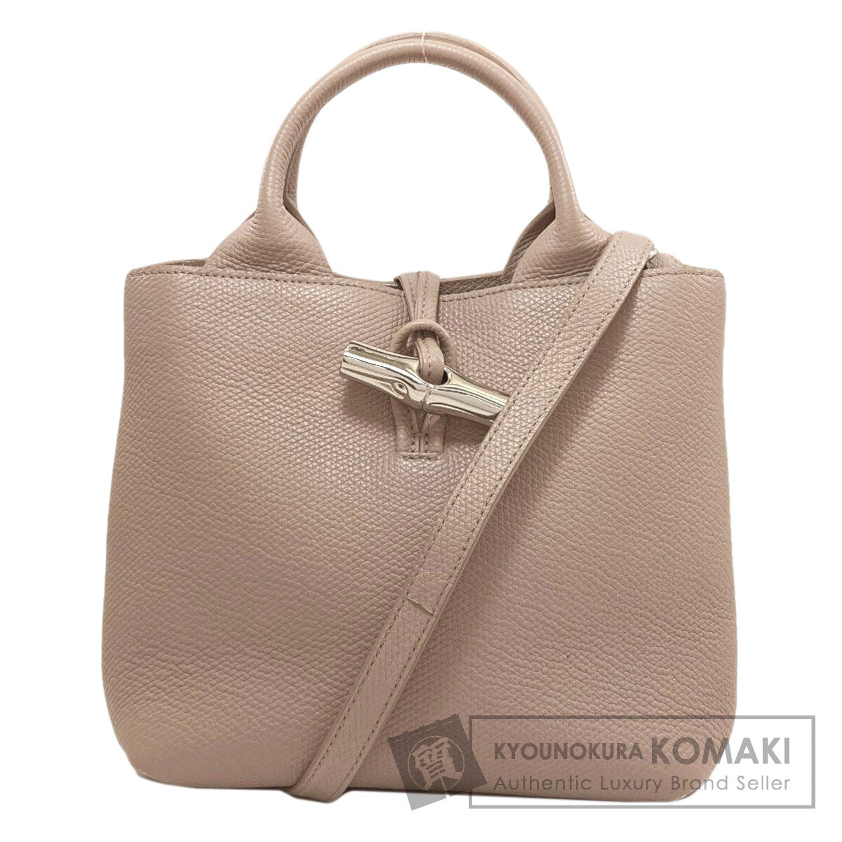 Longchamp Le Roseau 2WAY Handbag Calf Ladies [Used]