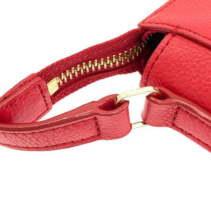 agnes b. logo Shoulder Bag Leather Ladies [Used]