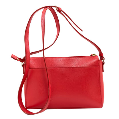 agnes b. logo Shoulder Bag Leather Ladies [Used]