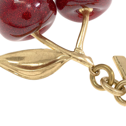 COACH Cherry key ring Metal ResinLadies [Used]