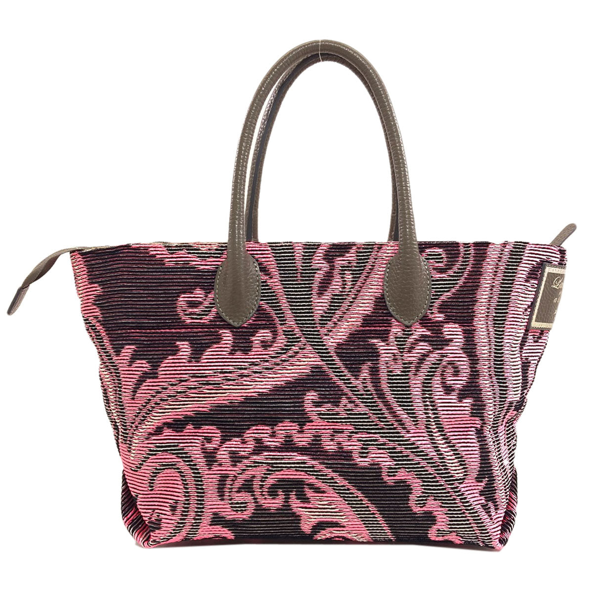 ADMJ Paisley pattern Handbag Nylon Ladies [Used]