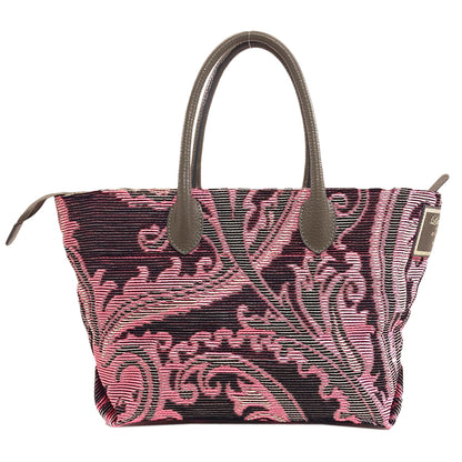 ADMJ Paisley pattern Handbag Nylon Ladies [Used]