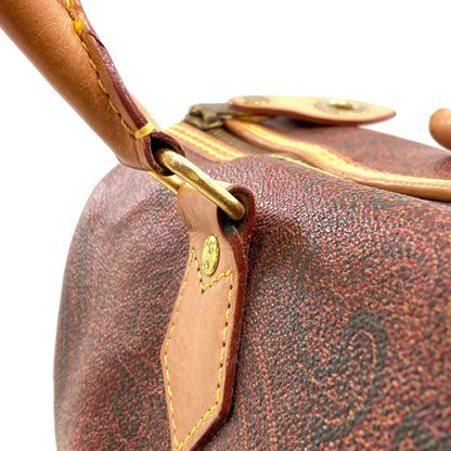 ETRO Paisley pattern Boston bag PVC Ladies [Used]