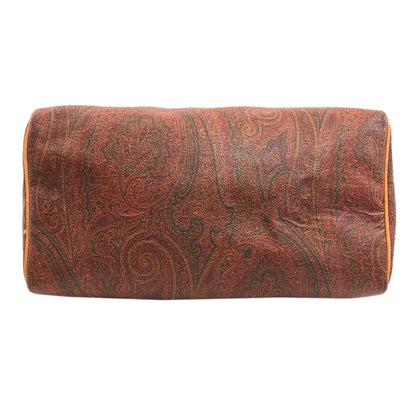 ETRO Paisley pattern Boston bag PVC Ladies [Used]