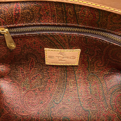 ETRO Paisley pattern Boston bag PVC Ladies [Used]