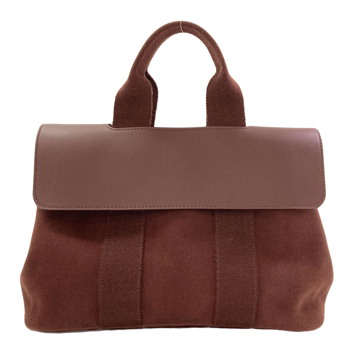 HERMES Valparaiso PM SilverHardware Handbag Canvas Ladies [Used]