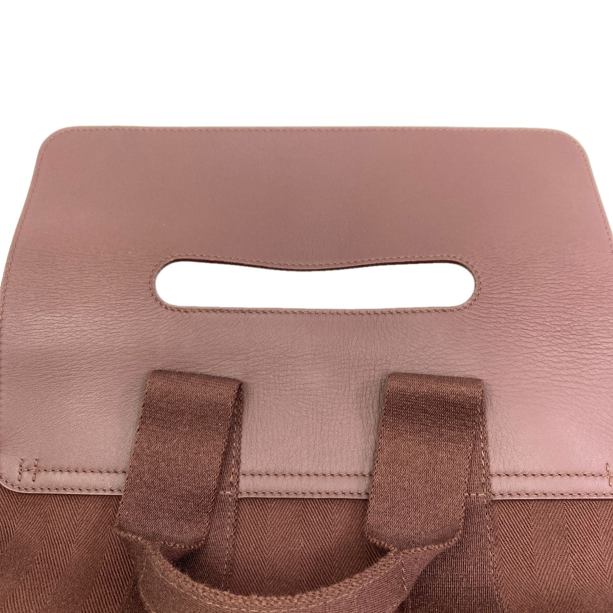 HERMES Valparaiso PM SilverHardware Handbag Canvas Ladies [Used]