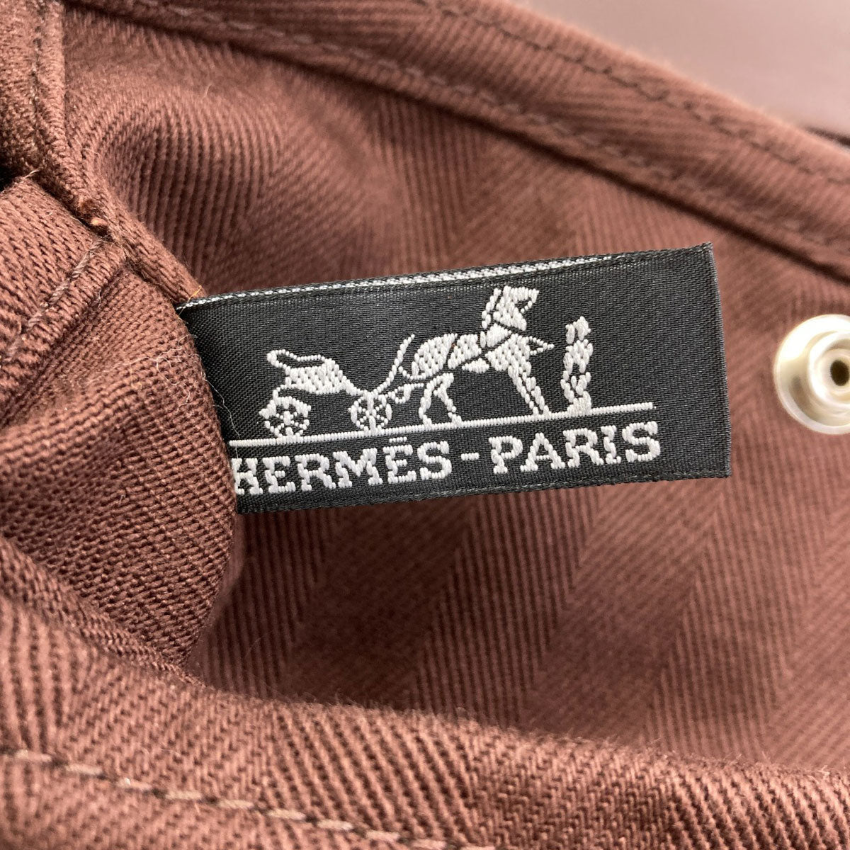 HERMES Valparaiso PM SilverHardware Handbag Canvas Ladies [Used]