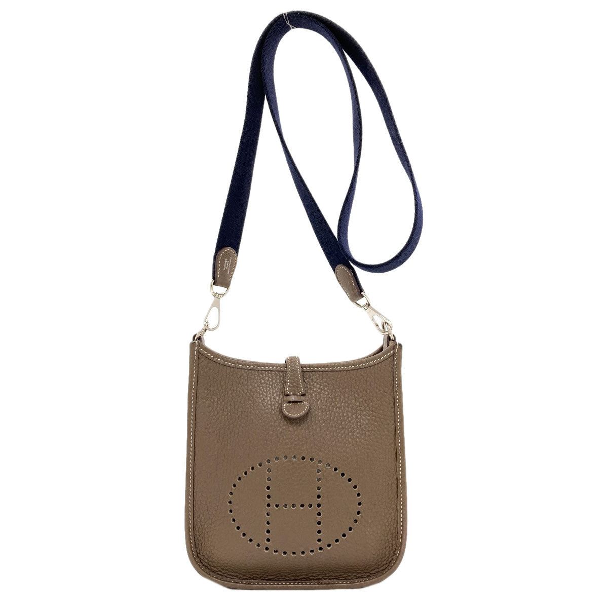 HERMES Evelyne TPM Etoupe SilverHardware Shoulder Bag Taurillon Clemence Ladies [Used]