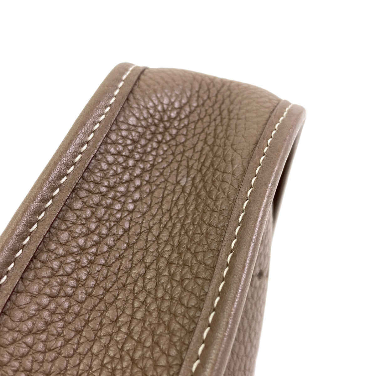 HERMES Evelyne TPM Etoupe SilverHardware Shoulder Bag Taurillon Clemence Ladies [Used]