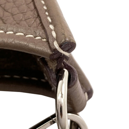 HERMES Evelyne TPM Etoupe SilverHardware Shoulder Bag Taurillon Clemence Ladies [Used]