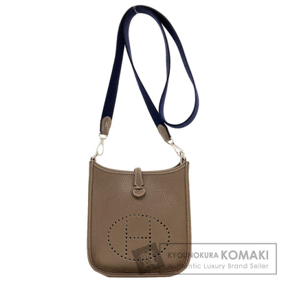 HERMES Evelyne TPM Etoupe SilverHardware Shoulder Bag Taurillon Clemence Ladies [Used]