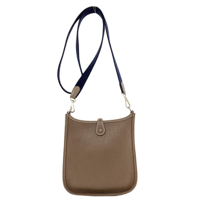 HERMES Evelyne TPM Etoupe SilverHardware Shoulder Bag Taurillon Clemence Ladies [Used]