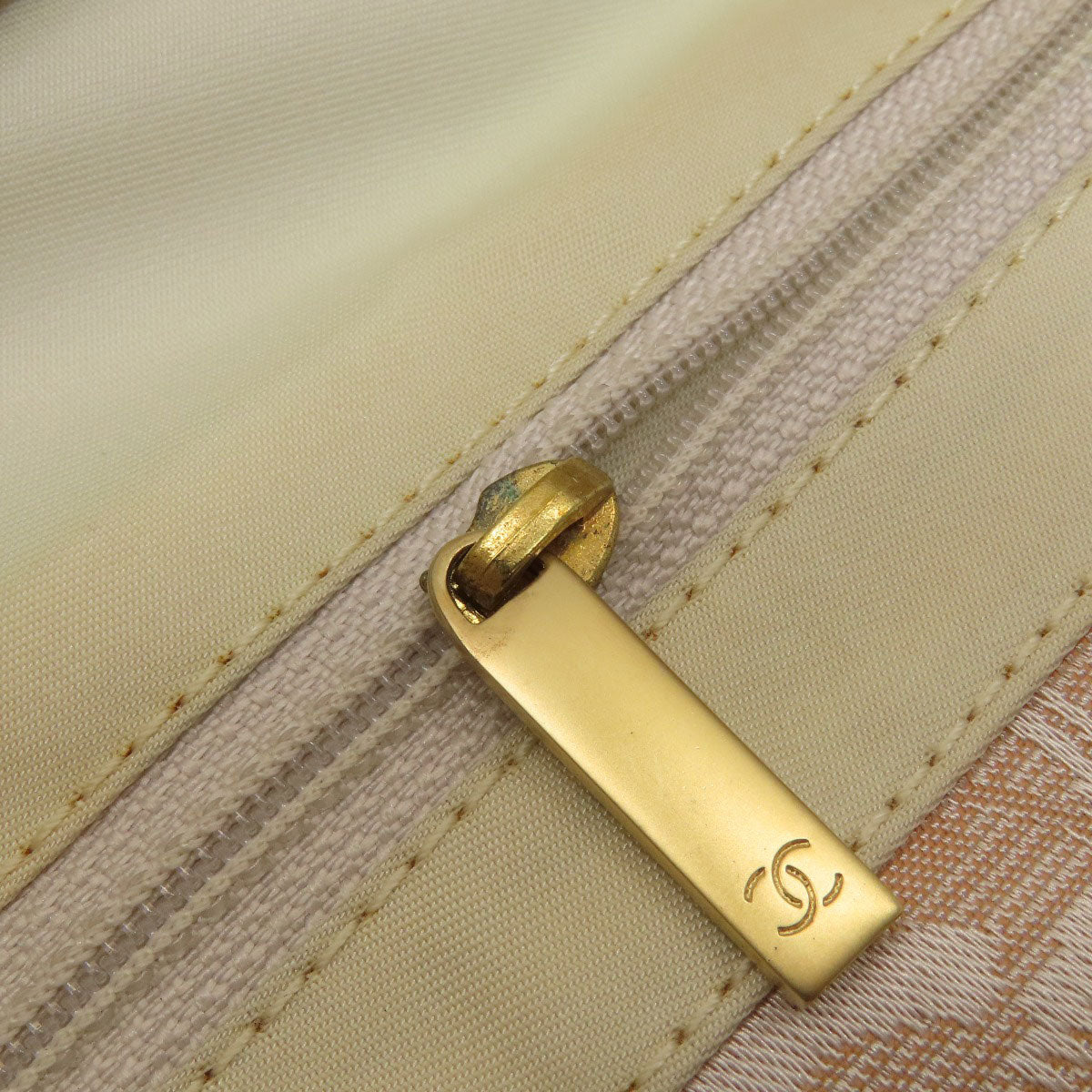 CHANEL New Travel Line MM Tote Bag Nylon jacquard Ladies [Used]