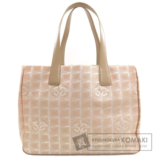 CHANEL New Travel Line MM Tote Bag Nylon jacquard Ladies [Used]