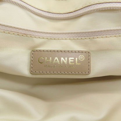 CHANEL New Travel Line MM Tote Bag Nylon jacquard Ladies [Used]
