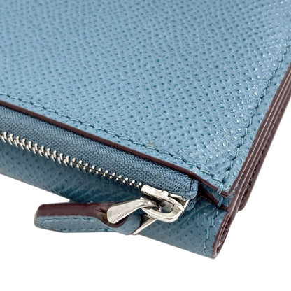 BVLGARI logo Tri-fold wallet (with Coin Pocket) Leather Ladies [Used]