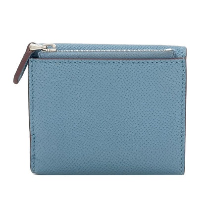 BVLGARI logo Tri-fold wallet (with Coin Pocket) Leather Ladies [Used]