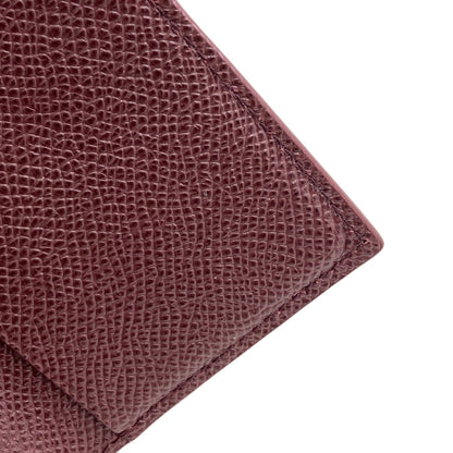BVLGARI logo Tri-fold wallet (with Coin Pocket) Leather Ladies [Used]