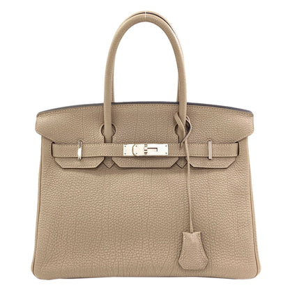 HERMES Birkin 30 SilverHardware Handbag Togo Ladies [Used]