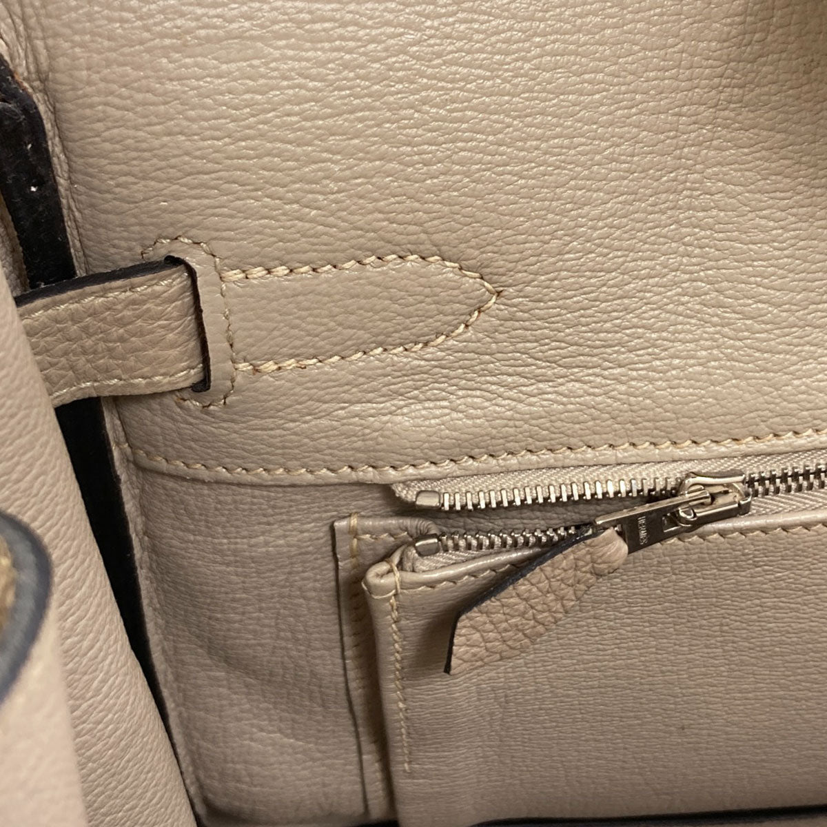 HERMES Birkin 30 SilverHardware Handbag Togo Ladies [Used]