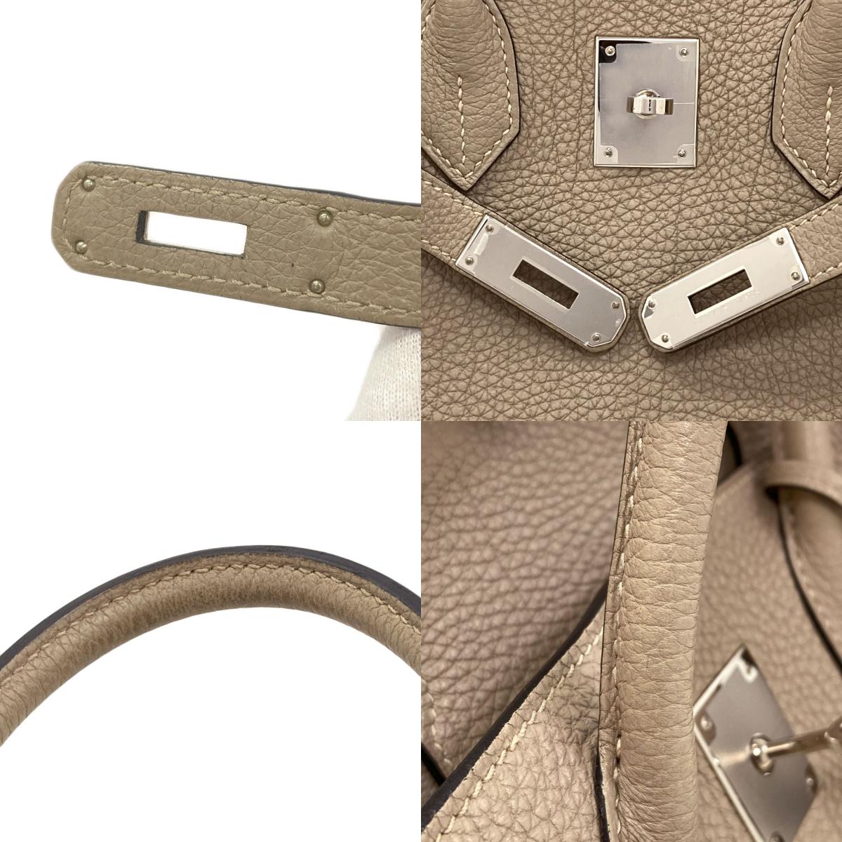 HERMES Birkin 30 SilverHardware Handbag Togo Ladies [Used]