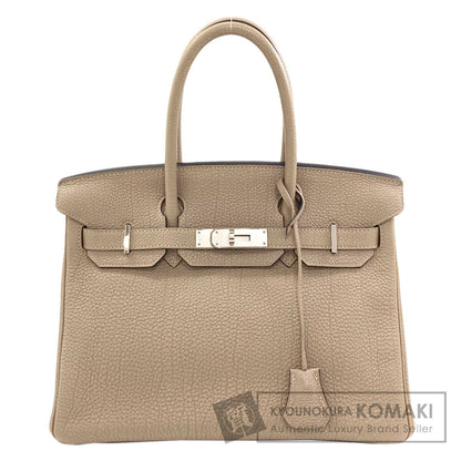 HERMES Birkin 30 SilverHardware Handbag Togo Ladies [Used]