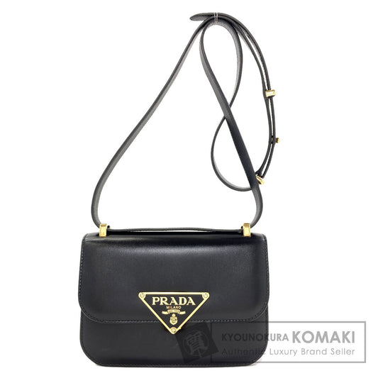PRADA 1BD340 Logo Hardware Shoulder Bag Calf Ladies [Used]