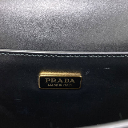 PRADA 1BD340 Logo Hardware Shoulder Bag Calf Ladies [Used]