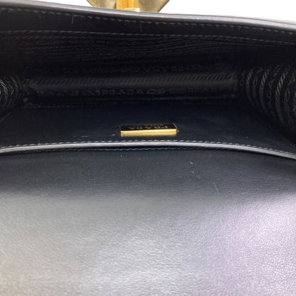 PRADA 1BD340 Logo Hardware Shoulder Bag Calf Ladies [Used]
