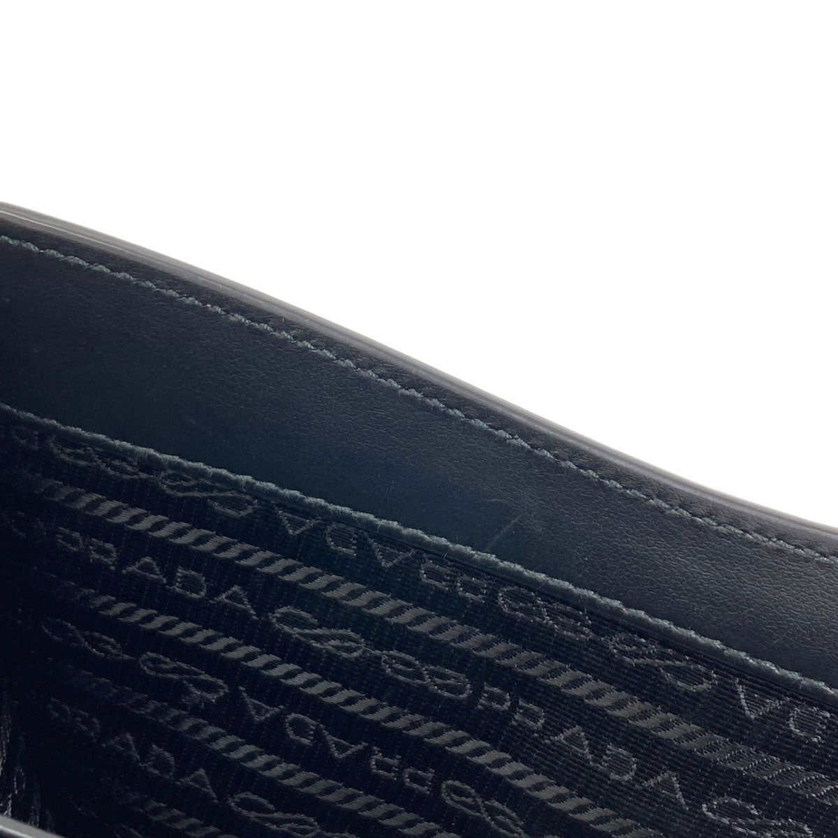 PRADA 1BD340 Logo Hardware Shoulder Bag Calf Ladies [Used]