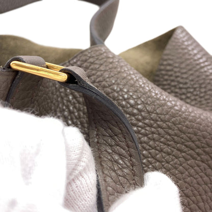 HERMES Picotin Lock MM GoldHardware Handbag Taurillon Clemence Ladies [Used]