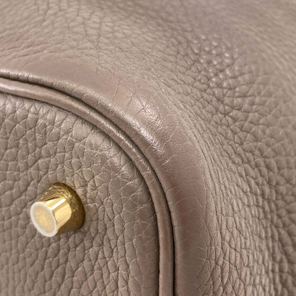 HERMES Picotin Lock MM GoldHardware Handbag Taurillon Clemence Ladies [Used]