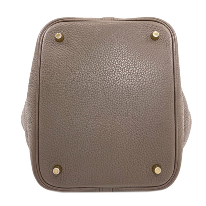HERMES Picotin Lock MM GoldHardware Handbag Taurillon Clemence Ladies [Used]