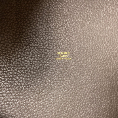 HERMES Picotin Lock MM GoldHardware Handbag Taurillon Clemence Ladies [Used]
