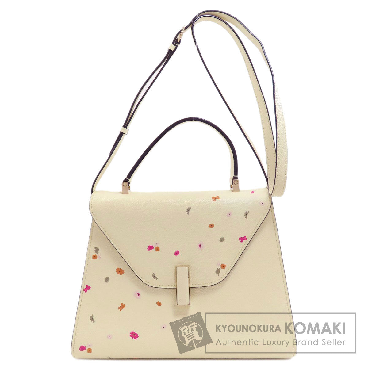 Valextra Iside Medium 2WAY Handbag Calf Ladies [Used]
