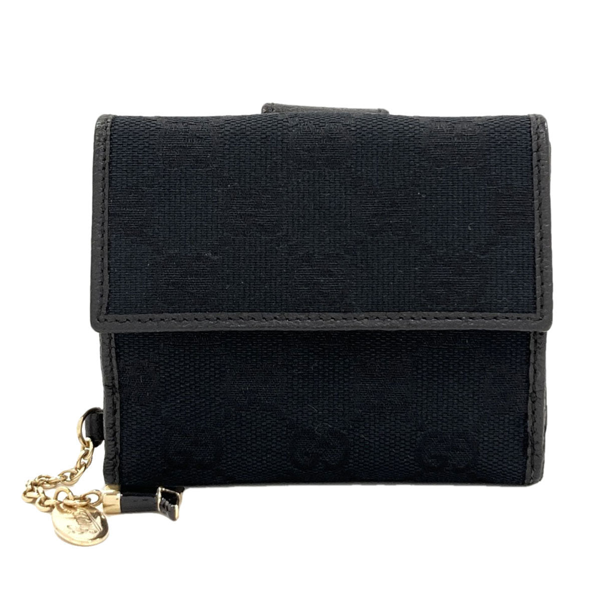 GUCCI 154183 GG canvas Bifold Wallet with Coin Pocket Canvas Ladies [Used]