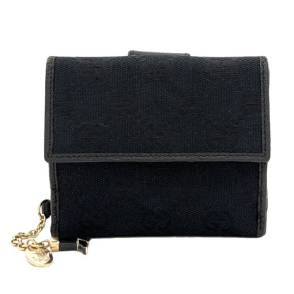 GUCCI 154183 GG canvas Bifold Wallet with Coin Pocket Canvas Ladies [Used]