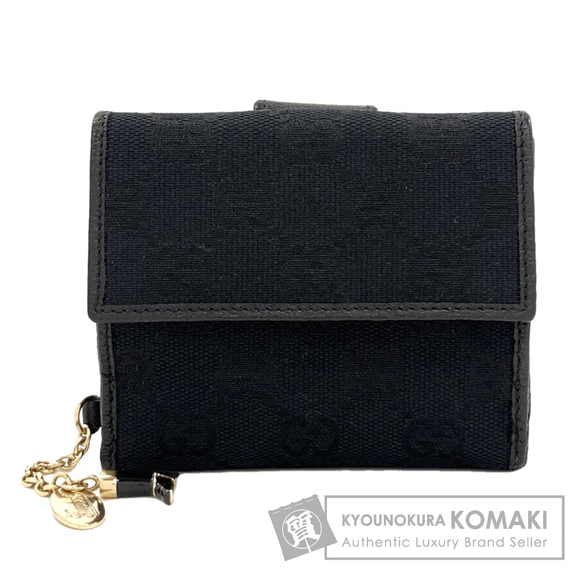 GUCCI 154183 GG canvas Bifold Wallet with Coin Pocket Canvas Ladies [Used]
