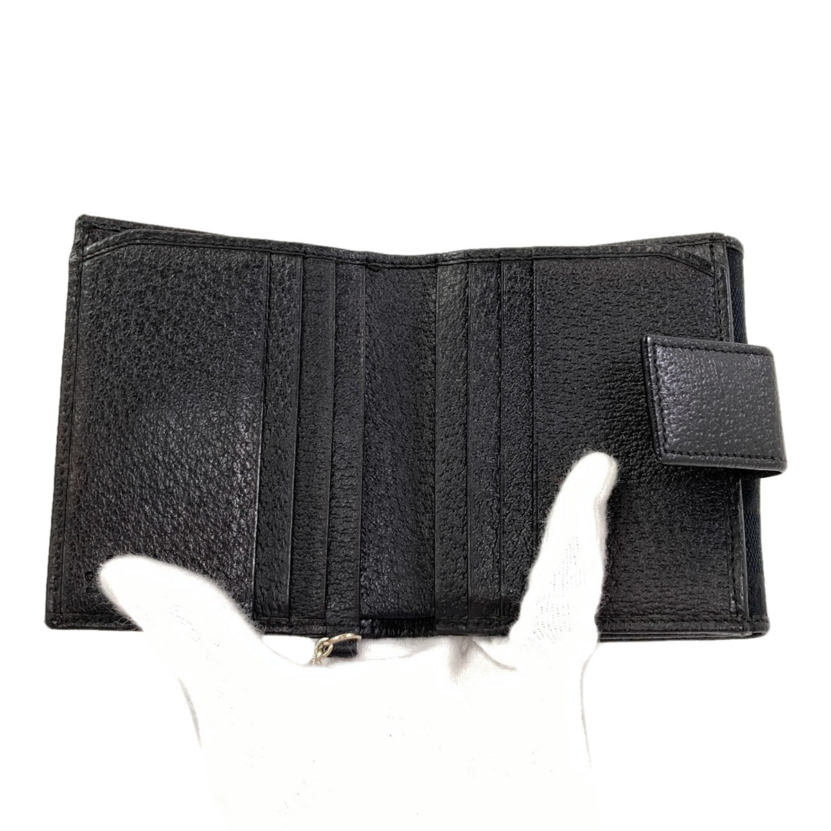 GUCCI 154183 GG canvas Bifold Wallet with Coin Pocket Canvas Ladies [Used]
