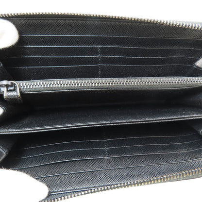 PRADA 2ML317 logo Long wallet (with coin pocket) Leather Ladies [Used]